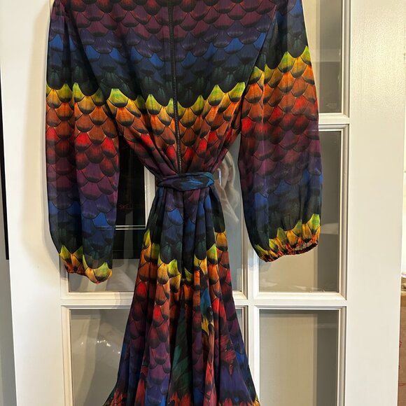 Alice + Olivia Rainbow Ombre Mina dress - Picture 3 of 6